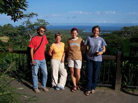 Paolo, Shulli, ich und Evelin zum Abschluss unseres Trips.