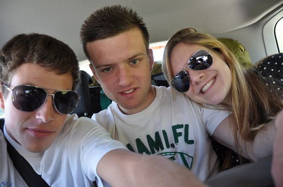 Zu fünft im Ford Fiesta nach Frankfurt 