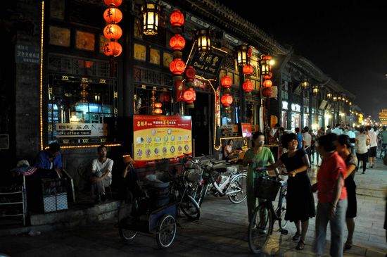 Pingyao bei Nacht