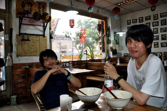 Essen mit den Chinesen aus Guangzhou