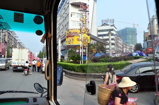 doch noch den Bus gekriegt und sogar am Beifahrersitz 