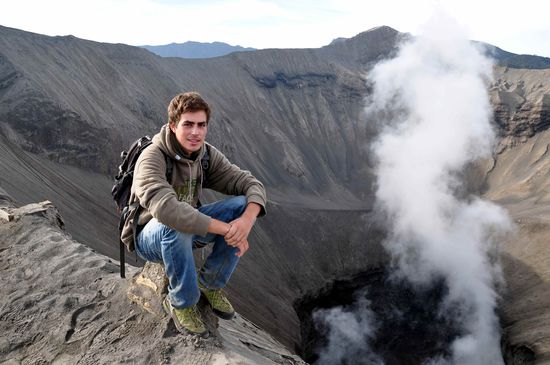 das letzte Bild bevors den Berg runter ging 