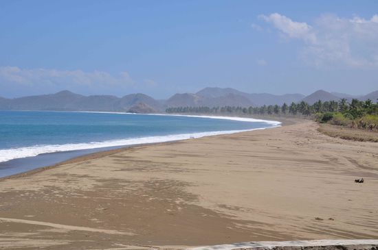 irgendein Strand am Weg