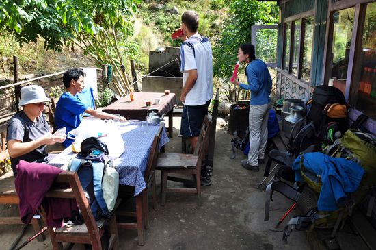 lunch mit der family