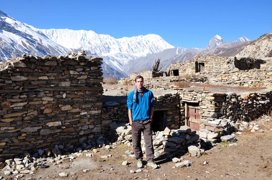 auf dem Weg nach Yak Kharka