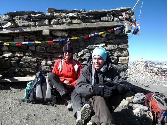 verkriechen im Windschatten 