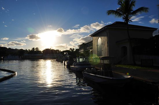 abends in Cruz Bay