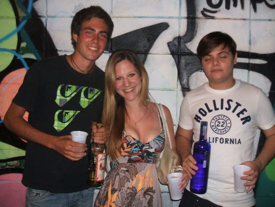 mit Bruna und Gabriel