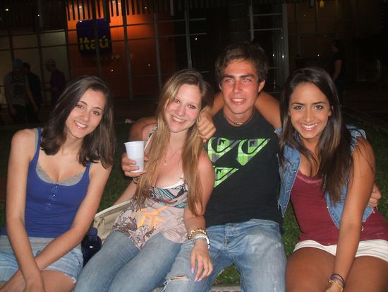 Julia und ihre Freundin haben wir auch getroffen