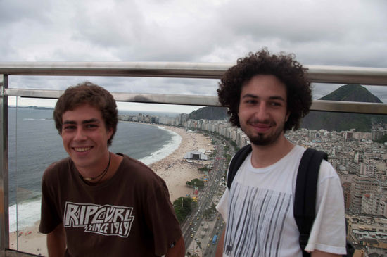 ...höchstes Gebäude an der Copacabana und super Blick