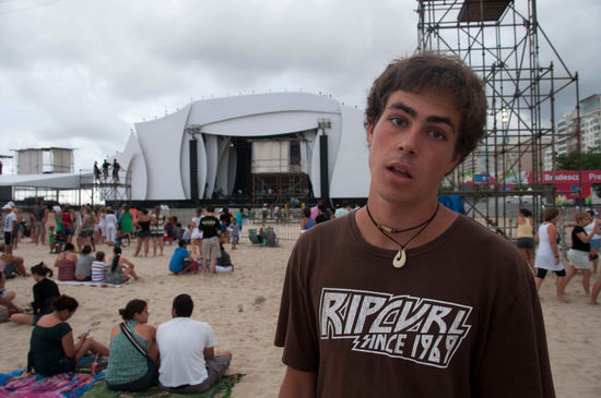 Copacabana vor dem Sturm