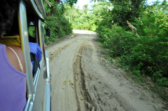 Strasse bei Port Barton