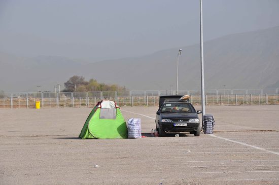 schöner Ort zum Campen