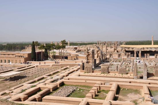 Persepolis vom Hügel aus