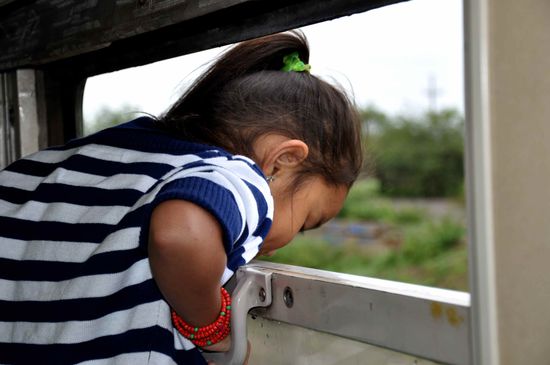 hübsches Mongolen-Mädchen