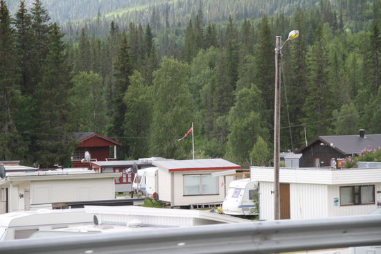 Unser Campingplatz diese Nacht - klein aber fein
