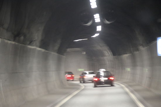 Einer der vielen "Tunnelen"