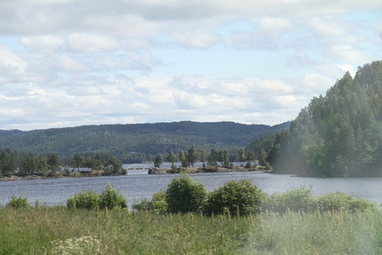 Dies war ein zauberhafter Fjord in der Nähe von Hägeland