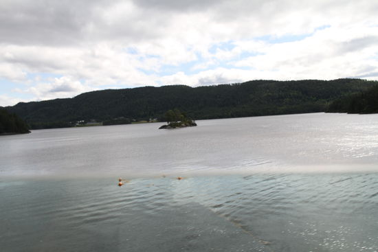 Das ist die Aussicht von diesem Campingplatz