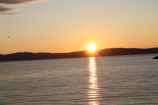 Das ist ein Sonnenuntergang