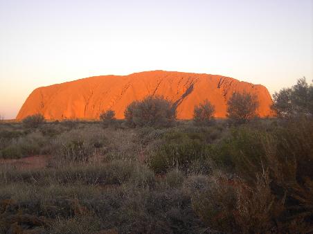 Sunset am Uluru (Ayers Rock)