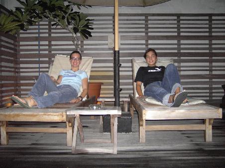 Chillen auf unserer Luxusterrasse