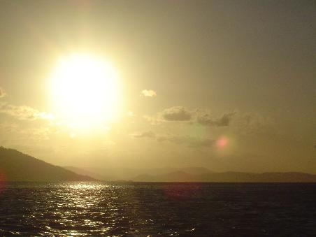 Sunset at the Whitsundays