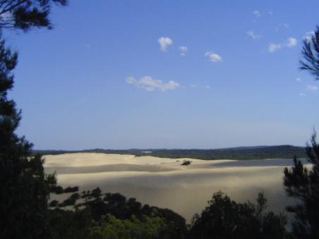 Duenenlandschaft auf Fraser Island