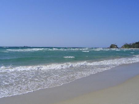 Der Strand von Byron Bay