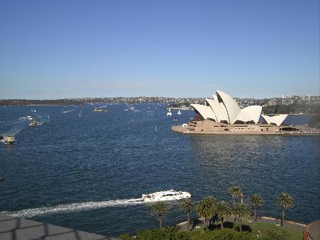 Aussicht von der Harbour Bridge