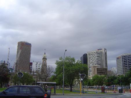 Die Skyline von Adelaide
