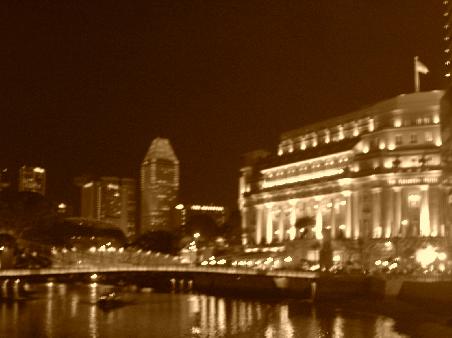 Singapore at night