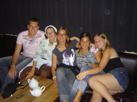 Mat, Kate, Meike, Maryam und Allyson