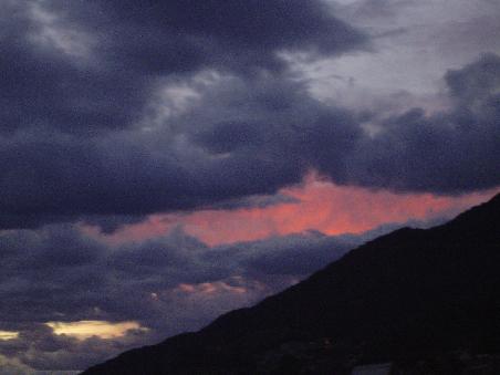 Sonnenuntergang in Queenstown