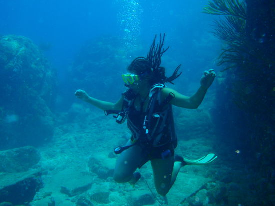 Der Beweis, ich bin wirklich tauchen gegangen. und habe mich auch gleich an den Korallen in meiner Umgebung angepasst.