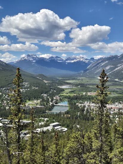 Banff von oben