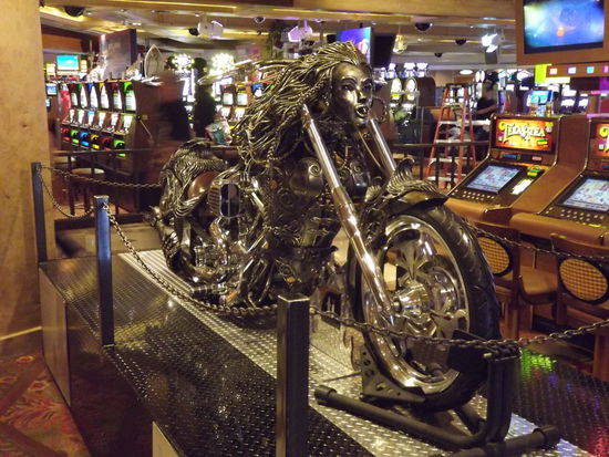 Motorrad im Treasure Island