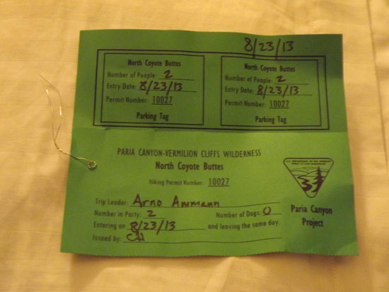 Da ist sie!!! Die sagenumwobene Permit 