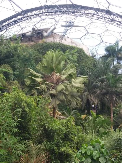 Ganz hinten sieht man die Aussichtsplattform