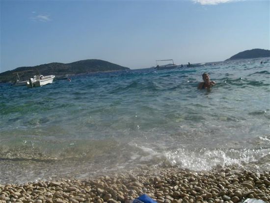 unten am Strand