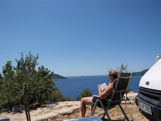 unsere eigene Terrasse