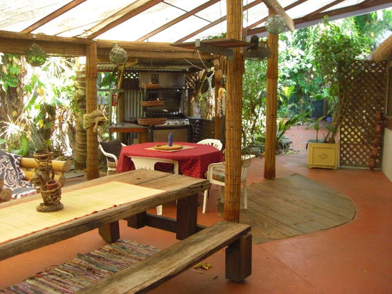 Gemeinschaftsbereich mit BBQ-stelle