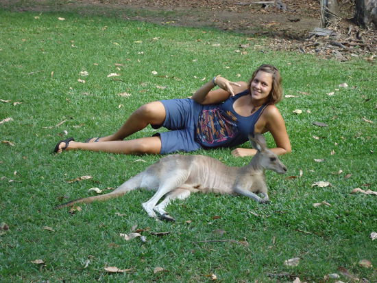 Chillen mit nem Känguruh 