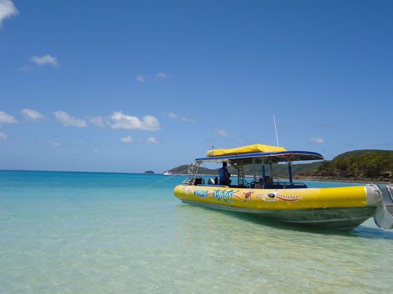 Das war das Raftingboot 