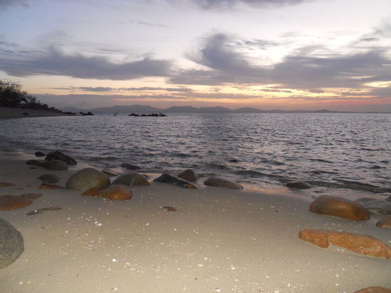 Hydeawaybay bei Sonneuntergang