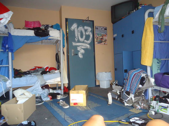 das war mein Chaos/Partyzimmer...