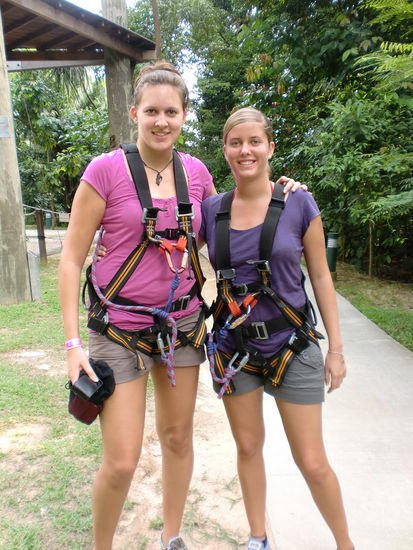 In Sentosa kurz vorm dem MegaZip! 