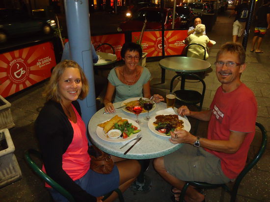 Letztes Abendessen in Adelaide