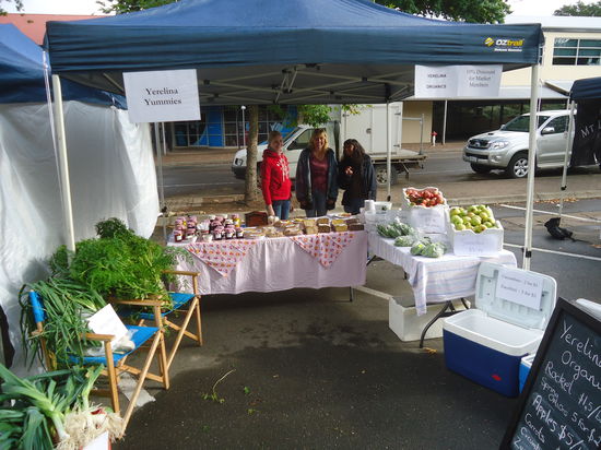 das ist unser Marktstand! 