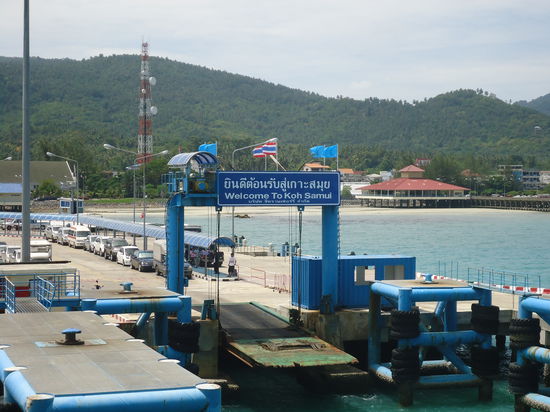 und dann endlich waren wir auf der Insel - nach einer 17 stündigen Anreise...